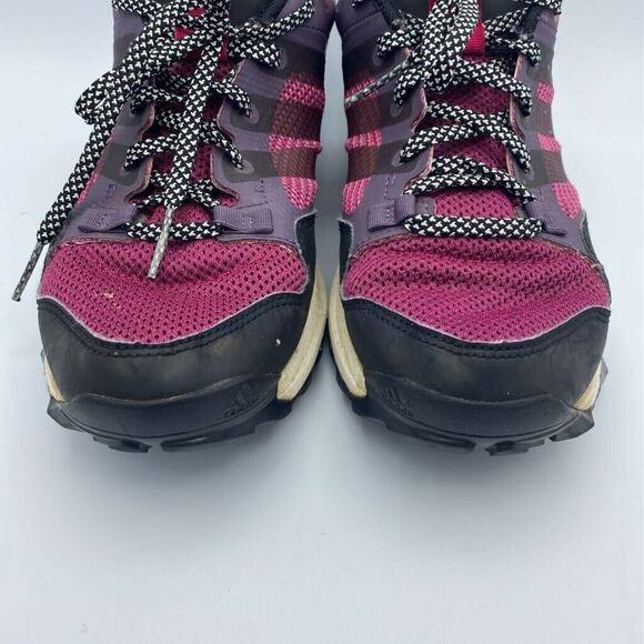 Adidas Womens Kanadia Tr7 Trail Running Shoes Pink AQ4813 Low Top Lace Up 8.5M - Picture 7 of 11